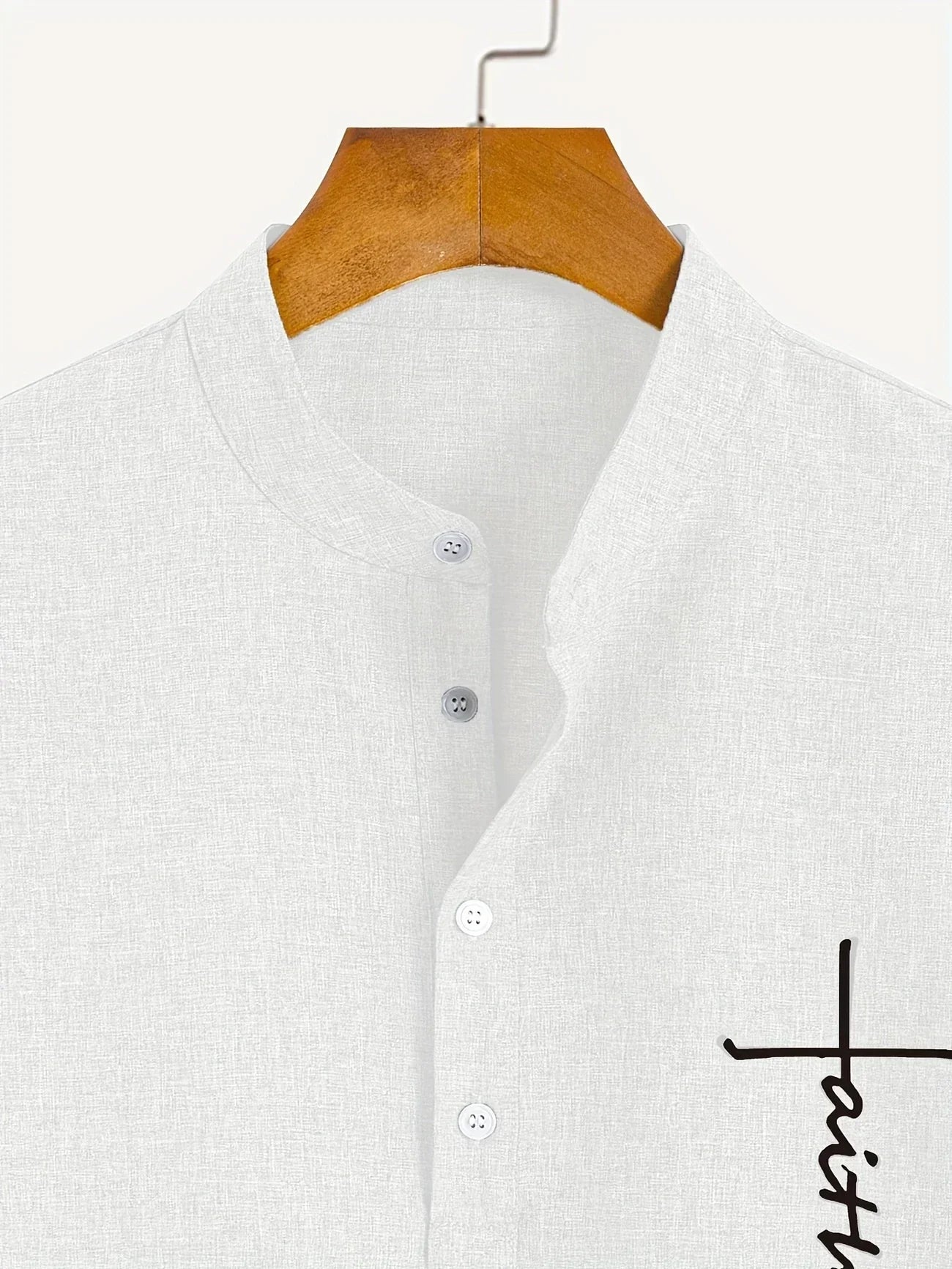 PRADO | Camisa Elegante de Manga Corta y Cuello Alto
