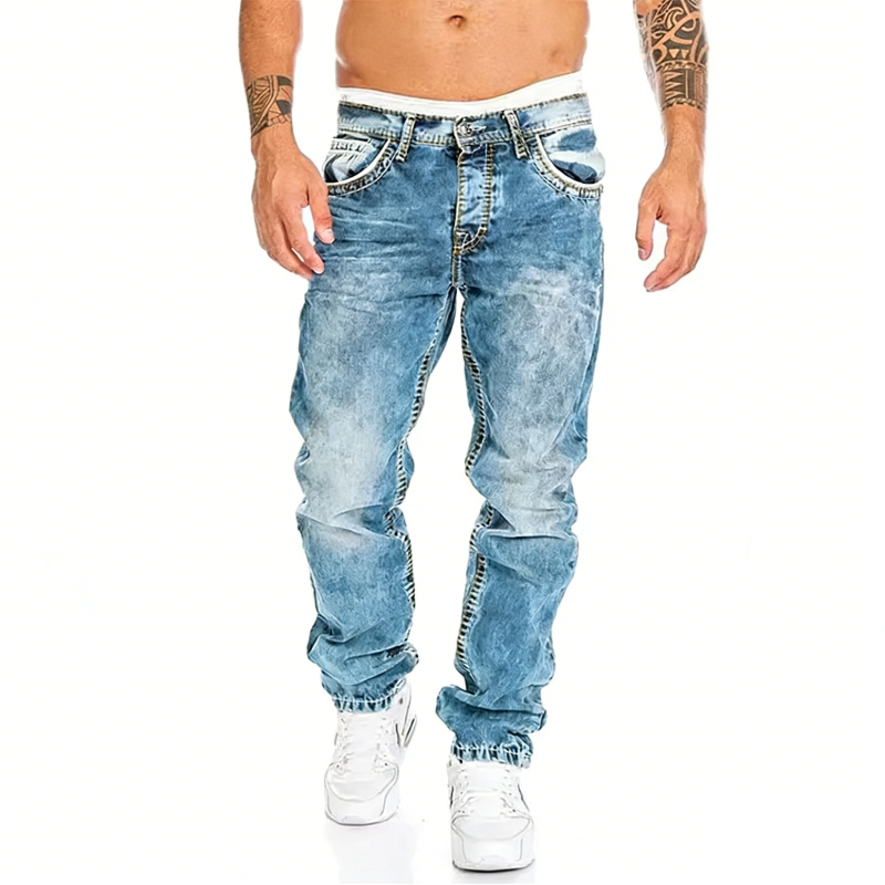 Vaqueros Elásticos Creativos para Hombre, Ideales para el Verano
