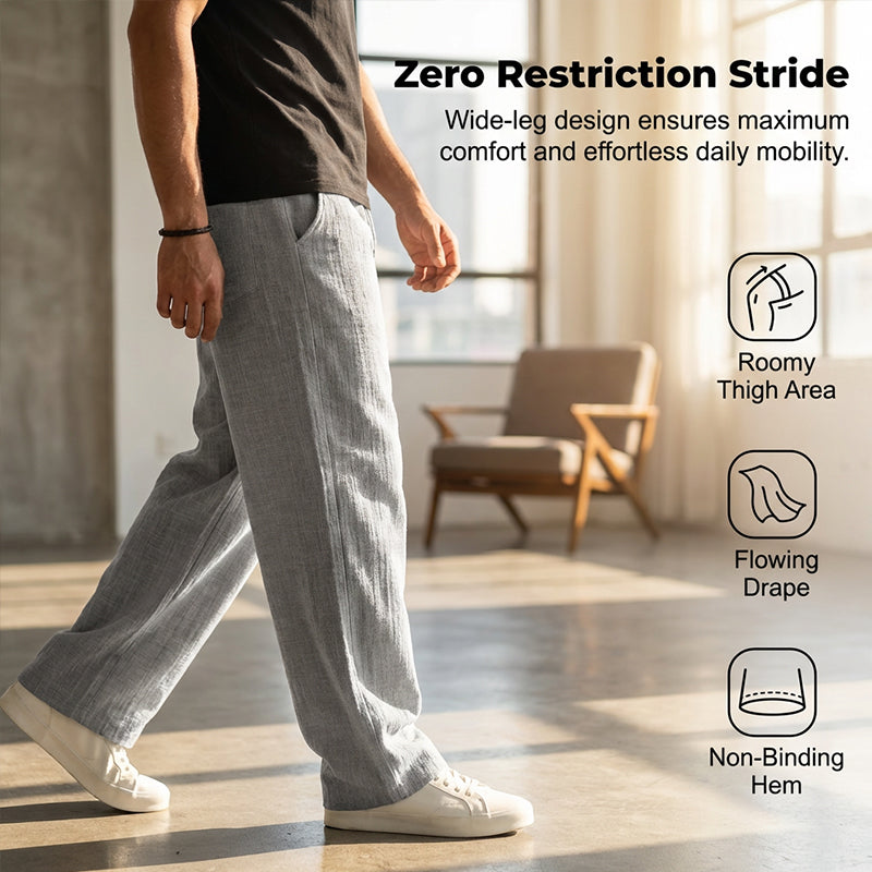 🌞Imprescindible para el Verano: Pantalones de Algodón y Lino Transpirables para Hombre: Máxima comodidad y estilo