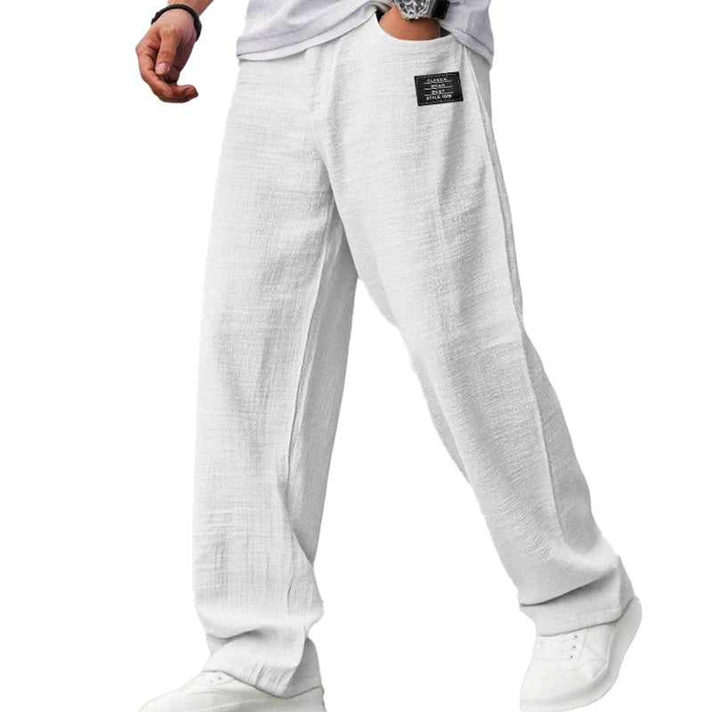 🌞Imprescindible para el Verano: Pantalones de Algodón y Lino Transpirables para Hombre: Máxima comodidad y estilo