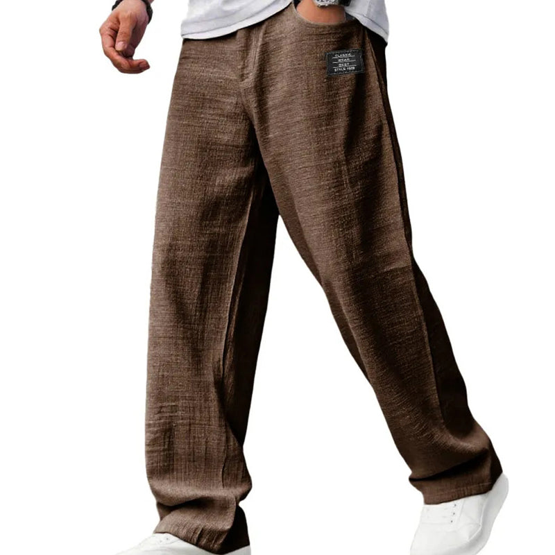 🌞Imprescindible para el Verano: Pantalones de Algodón y Lino Transpirables para Hombre: Máxima comodidad y estilo