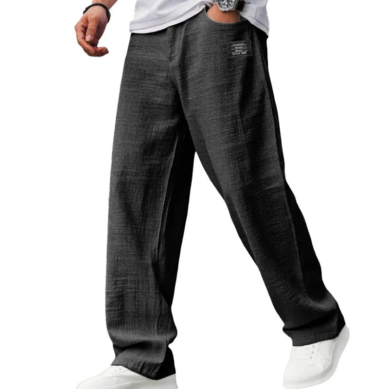 🌞Imprescindible para el Verano: Pantalones de Algodón y Lino Transpirables para Hombre: Máxima comodidad y estilo